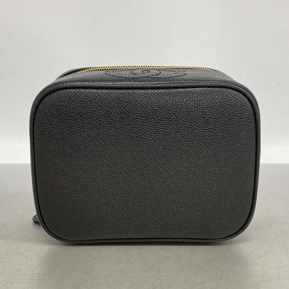 CHANEL Black Caviar Leather Vanity Bag - Picture 3 of 9